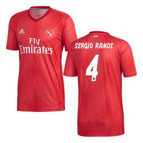 adidas Real Madrid Sergio Ramos #4 Soccer Jersey (Alternate 18/19)