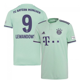 adidas Youth Bayern Munich Lewandowski #9 Jersey (Away 18/19) @ SoccerEvolution