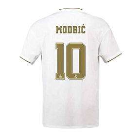adidas Youth Real Madrid  Modric #10 Soccer Jersey (Home 19/20)