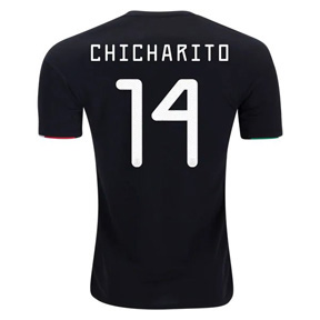 adidas Youth Mexico Chicharito #14 Soccer Jersey (Home 19/20 ...
