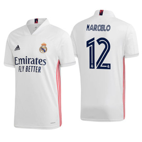 adidas Real Madrid Marcelo #12 Soccer Jersey (Home 20/21)