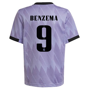 adidas  Real Madrid  Benzema #9 Soccer Jersey (Away 22/23)