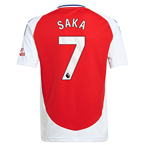 adidas  Youth Arsenal Saka #7 Soccer Jersey (Home 24/25)