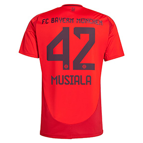 adidas Youth  Bayern Munich Musiala #42 Jersey (Home 24/25)