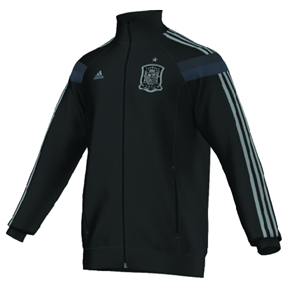 adidas Spain Anthem Soccer Track Top (Dark Shale) @ SoccerEvolution