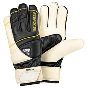 adidas Response Replique Soccer Goalie Glove (Black/White)