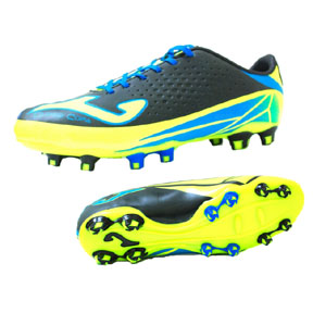 Joma Super Copa Multistud FG Soccer Shoes (Black/Yellow)