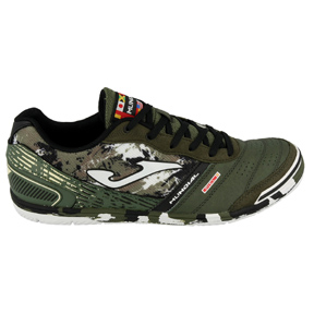 Joma Mundial 823 Indoor Soccer Shoes (Camouflage/Green)