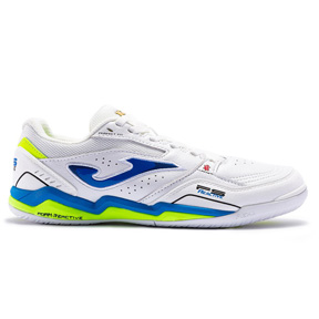 Joma  FS Reactive Indoor Soccer Shoes (White/Royal Blue)