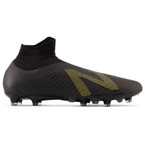 New Balance    Tekela v4 Pro Wide Width FG Soccer Shoes (Black/Gold)