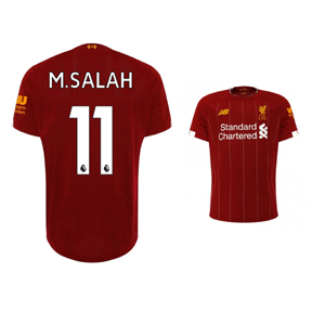 New Balance Liverpool Salah #11 Soccer Jersey (Home 19/20)