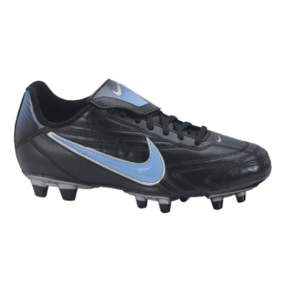 Nike Womens Premier II FG Soccer Shoes (Black/Light Blue)