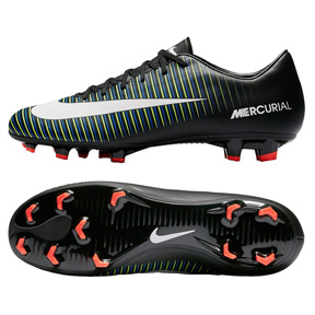 Nike Mercurial Victory  VI FG Soccer Shoes (Black/Electric Green)