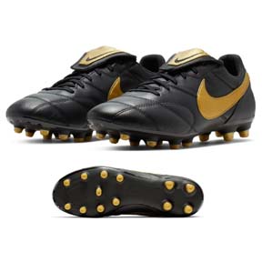 Nike Premier  II FG Soccer Shoes (Black/Metallic Gold)