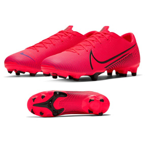 Nike Mercurial Vapor 13 Academy MG Soccer Shoes (Crimson/Black)