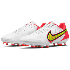 Nike  Tiempo  Legend  9 Academy FG Soccer Shoes (White/Crimson)