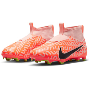 Nike Youth   Zoom Mercurial Superfly 9 Academy FG Shoes (Guava Ice)