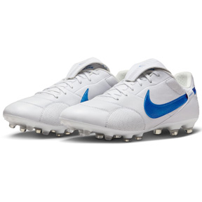 Nike  Premier  III FG  Soccer Shoes (White/Signal Blue)