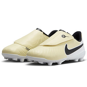 Nike Youth  Tiempo Legend 10 Club Velcro FG Shoes (Lemonade/Black)