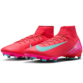 Nike    Zoom Mercurial Superfly 10 Academy FG (Ember Glow/Aurora Green)