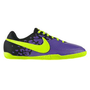 Nike Youth NIKE5 Elastico II Indoor Soccer Shoes (Purple/Yellow)