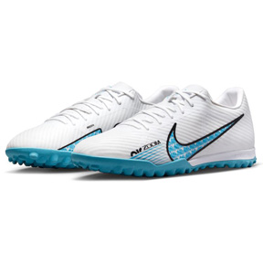 Nike  Zoom Mercurial Vapor 15 Academy Turf Shoes (White/Blue/Pink)