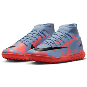 Nike Youth   Mercurial Superfly 9 Club Turf Shoes (Cobalt Bliss)