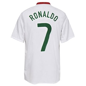 Nike Portugal Cristiano Ronaldo #7 Soccer Jersey (Away 08/09 ...
