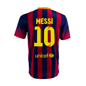 Nike Barcelona Messi #10 Soccer Jersey (Home 2013/14) @ SoccerEvolution ...