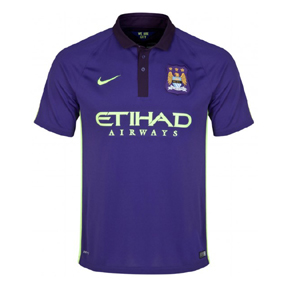 Nike Manchester City Flash Flood Soccer Jersey (Alternate 14/15)