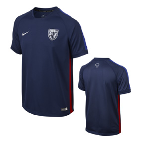 Nike Youth USA Squad Soccer Training Jersey (Loyal Blue 15/16)
