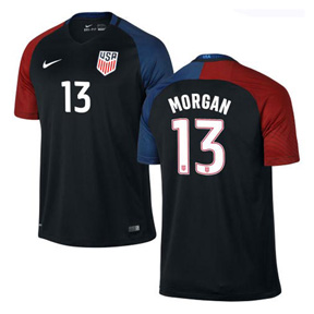 Nike Youth USA Alex Morgan #13 Soccer Jersey (Away 16/17) @ SoccerEvolution