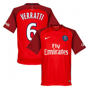 Nike Paris Saint-Germain PSG Verratti #6 Jersey (Away 16/17)
