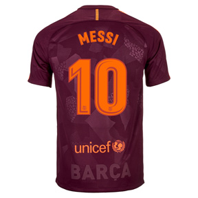 Nike Youth Barcelona Lionel Messi #10 Jersey (Alternate 17/18)