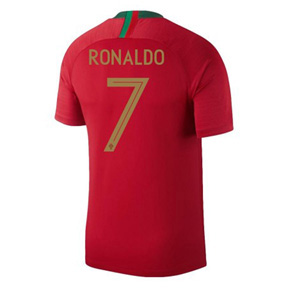 Nike Youth Portugal Ronaldo #7 Jersey (Home 18/19) @ SoccerEvolution