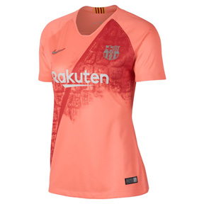 Nike Womens  Barcelona Soccer Jersey (Alternate 18/19)