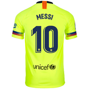 Nike Youth Barcelona Lionel Messi #10 Jersey (Away 18/19)