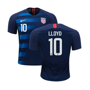 Nike Youth USA Carli Lloyd #10 Soccer Jersey (Away 18/19) @ SoccerEvolution