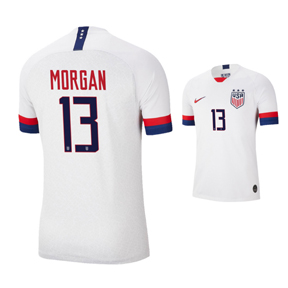 USA Alex Morgan #13 Men's Soccer Jersey 