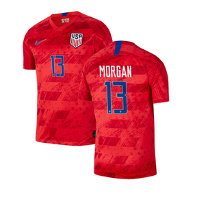 Nike Youth USA Alex Morgan #13 Soccer Jersey (Away 19/20) @ SoccerEvolution