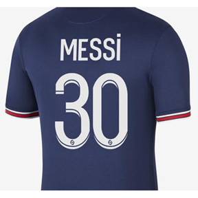 Nike  PSG Lionel Messi #30 Soccer Jersey (Home 21/22)