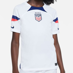  Nike Youth  USA  4 Star Soccer Jersey (Home 22/24)