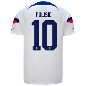  Nike Youth   USA  Pulisic #10 WC22 Soccer Jersey (Home 22/24)