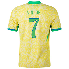Nike Youth  Brazil Vini Jr. #7 Soccer Jersey (Home 24/25)