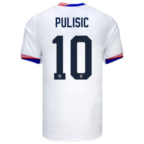 Nike   USA  Pulisic #10 Soccer Jersey (Home 24/25)