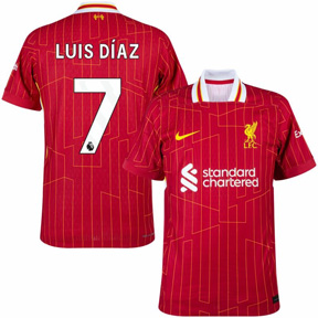 Nike Youth  Liverpool   Diaz #7 Soccer Jersey (Home 24/25)