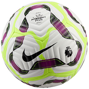 Nike Premier League Academy Plus Soccer Ball (White/Berry/Volt)