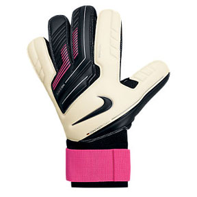 Nike GK  Premier SGT Soccer Goalie Glove (White/Pink)