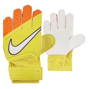 Nike Youth GK Match Soccer Goalie Glove (Yellow/Orange)