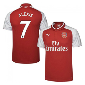 Puma Youth Arsenal Alexis #7 Soccer Jersey (Home 17/18)